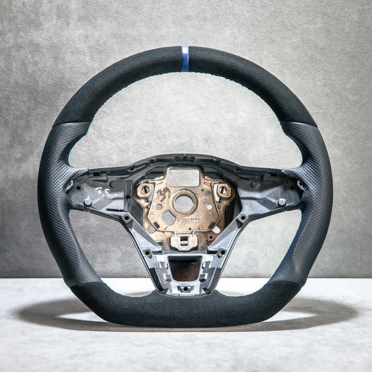 VW Golf 8 / Touran / T-Roc / Tiguan Alcantara/Lederen Stuur